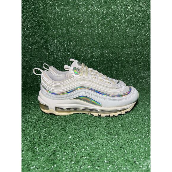 Nike Shoes - Nike Air Max 97 Iridescent White Womens Size 6.5 Athletic Running Shoes Sneakers